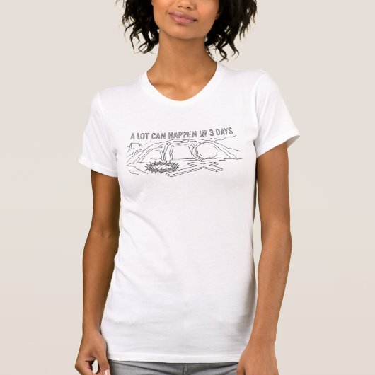 多くのことが起こる Tシャツ (正面)