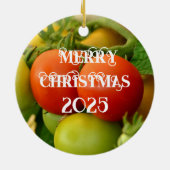 多くのさくらんぼトマトオーナメント セラミックオーナメント (裏面)