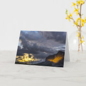 多くのの日没氷河 カード (黄色い花)