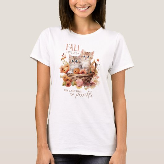 多くのものに恋する秋 Tシャツ (正面)