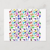 多くのウクレレ ポストカード (正面)