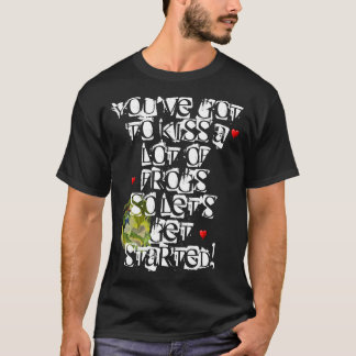 多くのカエルに接吻するなります Tシャツ