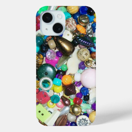 多くのカラフルビーズ Case-Mate iPhoneケース (裏面)