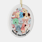 多くのカラフル犬デザインセラミックオーナメント セラミックオーナメント (右)