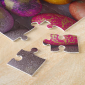 多くのカラフル飾イースター卵 ジグソーパズル (側面)