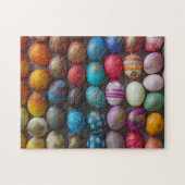 多くのカラフル飾イースター卵 ジグソーパズル (横)