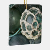 多くのガラス魚釣りフロート、アラスカ セラミックオーナメント (右)