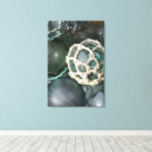 多くのガラス魚釣り、アラスカ キャンバスプリント (インサイチュ (ウッドフロア))