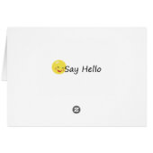 多くのクラゲのカードの中の1つ (裏面横)