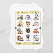 多くのコーヒー、しかし時間は少ない (正面/裏面)