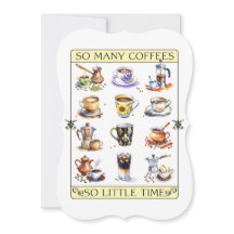 多くのコーヒー、しかし時間は少ない