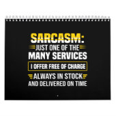 多くのサービスの一つに過ぎない皮肉を言う カレンダー (カバー)