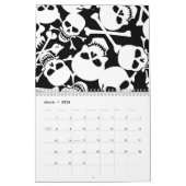 多くのスカル カレンダー (3月 2026)