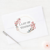 多くのステッ感謝していク ラウンドシール (封筒)