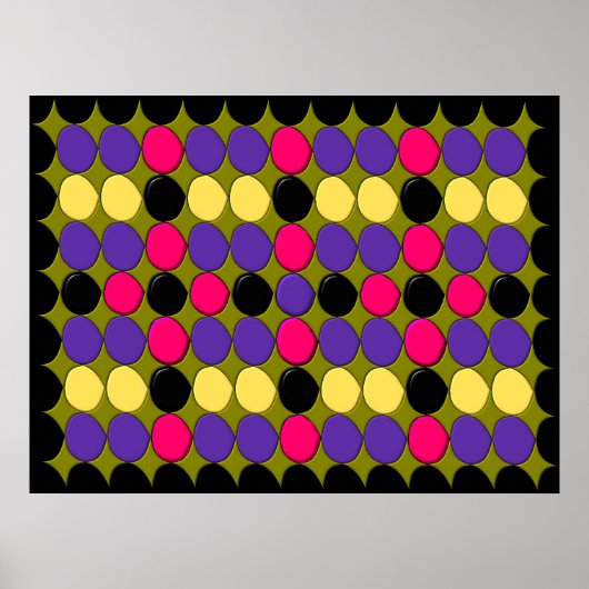 多くのスポット独自のプリントを作成 ポスター (正面)