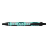 多くのゾウのインクペン 黒ボールペン (裏面)