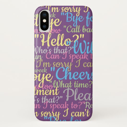 多くのチャッターデザイン Case-Mate iPhoneケース (裏面)