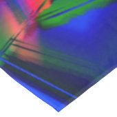 多くのツイスト正方形とカラフル'ブラシストローク' テーブルクロス (アングル)