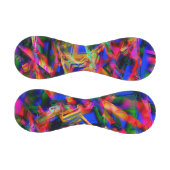 多くのツイスト正方形とカラフル'ブラシストローク' 野球ボール (パネル)