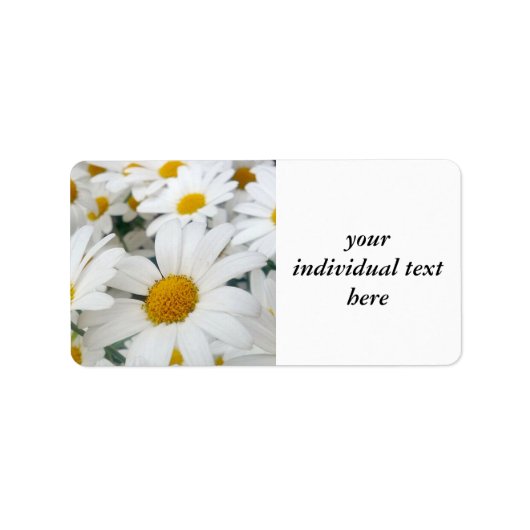 多くのデイジー ラベル (正面)