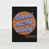 多くのハッピーリターンおもしろいアナグラム カード (正面)