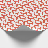 多くのハートの包装紙 ラッピングペーパー (角)