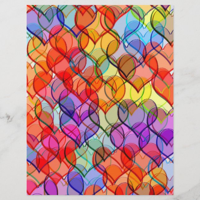 多くのハート (正面)