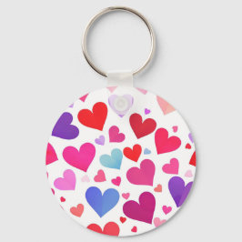 多くのハート キーホルダー