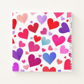 多くのハート ノートブック (裏面)