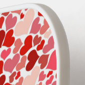 多くのハート ピックルボールラケット (左詳細)