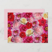多くのバラはがき ポストカード (正面/裏面)