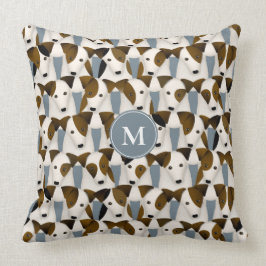 多くのパーソン・ジャック・ラッセル・テリア犬パターン クッション