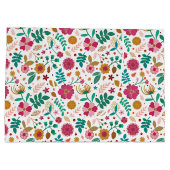 多くのヒュードホワイト抱き枕 ラージペーパーバッグ (裏面)