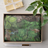 多くのヒョウの柔らかい日焼け色の繰り返しパターン 薄葉紙 (ギフト)