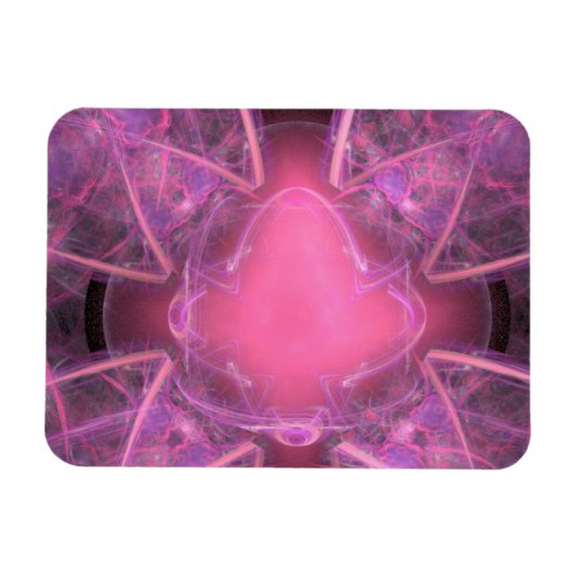 多くのピンクの渦巻き磁石 マグネット (横)