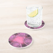 多くのピンクの渦巻くコースター コースター (側面)