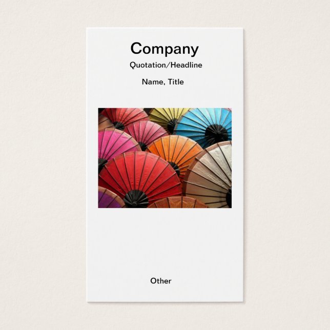 多くのファンのビジネス/イヤリングカード (正面)