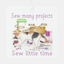 多くのプロジェクトを縫う少し時間パーソナライズされた メタルオーナメント