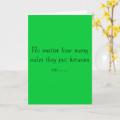 多くのマイル…いかに カード (黄色い花)