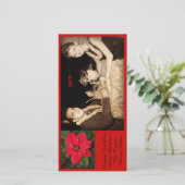 多くのメリーなChristmasesを望みます シーズンカード (スタンド正面)