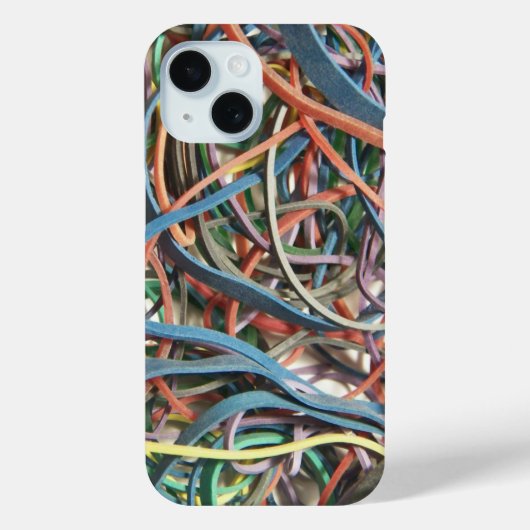 多くのラバカラフルバンド Case-Mate iPhoneケース (裏面)