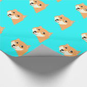 多くのワウの柴犬 ラッピングペーパー (角)