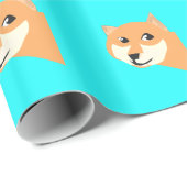 多くのワウの柴犬 ラッピングペーパー (ロールコーナー)
