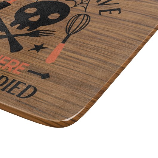 多くの人が食べここで死んだ引用文はほとんどなおもしろいい カッティングボード (角)