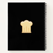 多くの人が食べ持っている(名前を挿入)のレシピノートブック ノートブック (裏面)