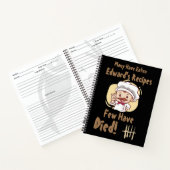 多くの人が食べ持っている(名前を挿入)のレシピノートブック ノートブック (内部)