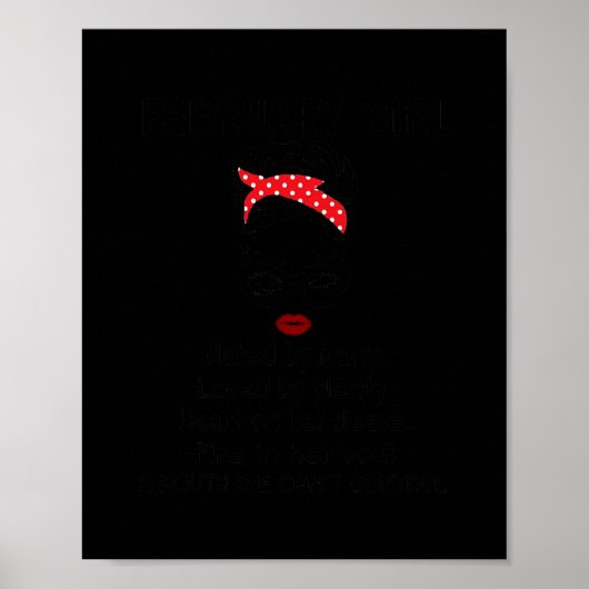 多くの人に憎まれる2月の女の子が多くのハートに ポスター (正面)