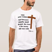 多くの人の愛は冷めるだろう Tシャツ (正面)
