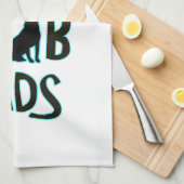 多くの人はパパですが、特別な人だけ実験室のパパです キッチンタオル (四つ折り)