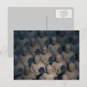 多くの仏 ポストカード (正面/裏面)